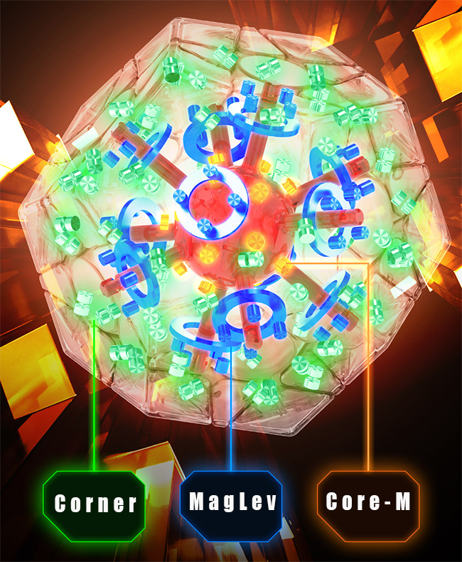 DaYan Megaminx Pro+ MagLev Speed Cube Stickerless